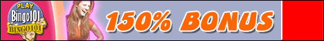 Bingo 101 - there are tons of ongoing daily, weekly and monthly promotions that make Bingo101 a unique source for online entertainment.