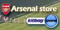 Arsenal shirts and accessories from Kitbag.
