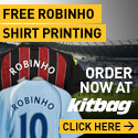 free Robinho shirt printing at Kitbag