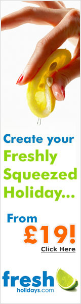 Create your freshly squeezed Package holiday with FreshHolidays.com - Amazingly low priced holidays at cheap prices