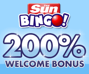 click here to get �100 free playing sun bingo!