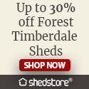shedstore.co.uk - Up to 30% off the Forest Timberdale Shed Range plus FREE Keysafe