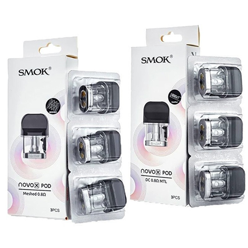 vapesourcing.uk - £4.99 for SMOK Novo X Replacement Pod Cartridge 2ml with Coil 3 pack